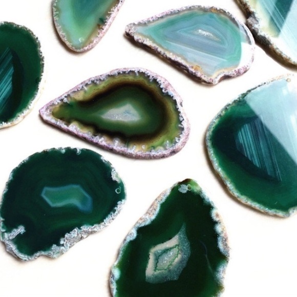 AGATE and Onyx Sterling Silver Earrings - Picture 5 of 10